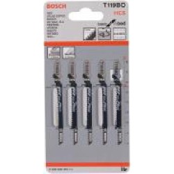 Пилочка для электролобзика Bosch T119BO 5 шт. 2608630310