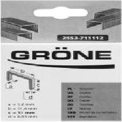 Скобы для электростеплера Grone 10 x 11,4 x 1,2 мм тип 56 (А) 500 шт. 2553-711110