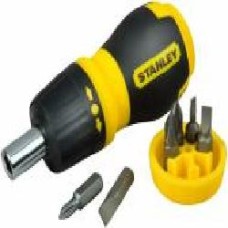 Отвертка со сменными насадками Stanley MULTIBIT STUBBY 0-66-358