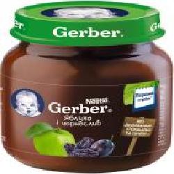 Пюре Gerber Яблоко и чернослив 130 г 7613033514951