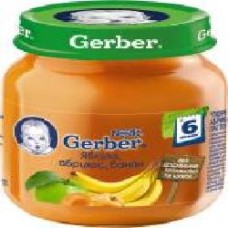 Пюре Gerber Яблоко, абрикос и банан 130 г 7613033514937