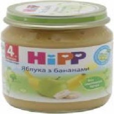 Пюре Hipp Яблоки с бананами 125 г 9062300101765