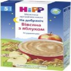 Каша молочная Hipp от 5 месяцев овсяная с яблоком Спокойной ночи 250 г