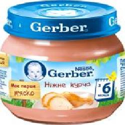 Пюре Gerber Нежная курочка 80 г 7613033644948