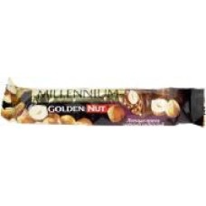 Шоколад Millennium черный Golden Nut черный с цельным лесовым орехом 40 г 40 г