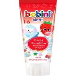 Зубная паста Bobini Kids КлубникаL 75 г