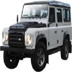 Автомодель Bburago 1:32 LAND ROVER DEFENDER 110 белый синий 18-43029