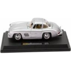 Автомодель Bburago 1:24 MERCEDES-BENZ 300 SL 1954 красный серебристый 18-22023