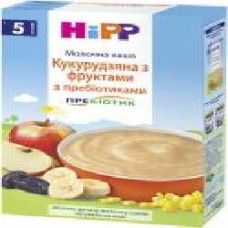 Каша молочная Hipp от 5 месяцев кукурузная с фруктами и пребиотиками 250 г