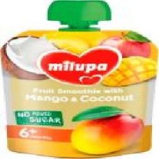 Пюре Milupa Pouch Яблоко банан манго и кокос 80 г