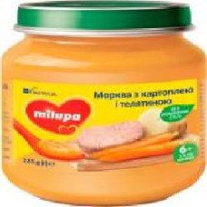 Пюре Milupa Морковка с картошкой и телятиной 125 г