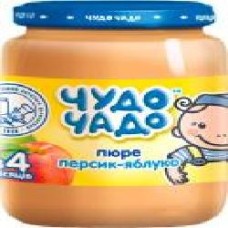 Пюре Чудо-Чадо Яблоко и персик 170 г 4820003688274