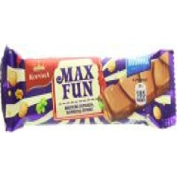 Шоколад Корона Max Fun со взрывной карамелью мармеладом и печеньем 38 г