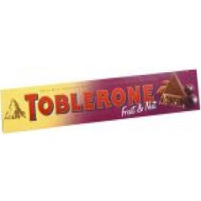 Шоколад TOBLERONE молочний з родзинками і нугою 100 г