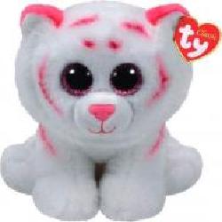 Мягкая игрушка TY Beanie Babies 90247 Тигренок Tabor 25 см белый с розовым