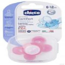 Пустышка Chicco Пустышка Physio Comfort силиконовая розовая