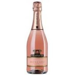 Вино игристое VALSA NUOVO PERLINO Filipetti Moscato Rosato 0,75 л