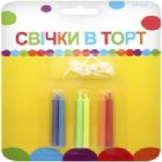 Набор свечей Цветное пламя Ві та Ві 6 шт.