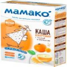 Каша молочная MAMAKO от 5 месяцев кукурузная с тыквой и абрикосом на козьем молоке 200 г