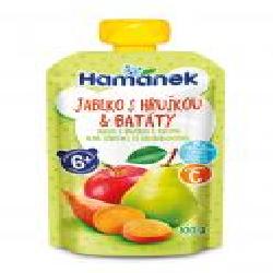 Пюре Hamanek Яблоко с грушей и бататом 100 г