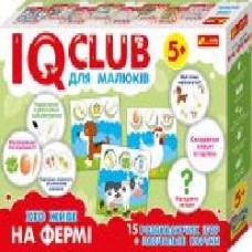 Пазлы картонные Ранок Хто живе на фермі: IQ-club для малюків .