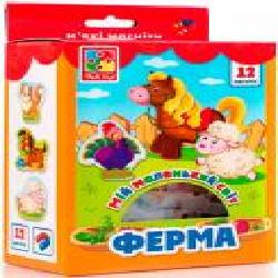 Игра магнитная Vladi Toys Мой маленький мир: Ферма VT3106-09