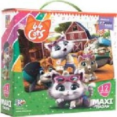 Игра-пазл Vladi Toys макси 44 Кота На ферме VT1722-01