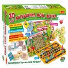 Развивающий набор Ranok Creative 30 игр. Математика. Язык. Логика 309302