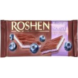 Шоколад Roshen молочный с черничной нугой 90г