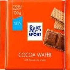 Шоколад Ritter Sport молочный с начинкой какао и вафли (22292230) 100 г