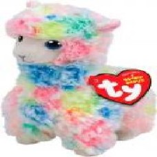 Мягкая игрушка TY Beanie Babies лама Lola 15 см разноцветный 41217