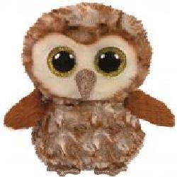 Мягкая игрушка TY Beanie Boos сова Percy 25 см коричневый 36462