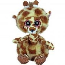 Мягкая игрушка TY Beanie Boo's Жираа Gertie 15 см коричневый с бежевым 36382