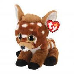 Мягкая игрушка TY Beanie Babies Олененок Бакли 15 см коричневый 70008