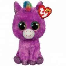 Мягкая игрушка TY Beanie Boo's Единорог Rosette 15 см фиолетовый 36328