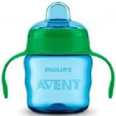 Поильник Philips Avent с мягким носиком голубой 200 мл. 6 мес+ SCF551/05