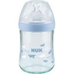 Бутылка детская Nuk Nature Sense пластиковая с силиконовой соской размер 2260 мл (10741758) в ассортименте