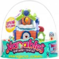 Игровой набор Jazwares Nanables Small House Зимняя страна чудес Лыжный домик Тайник NNB0031