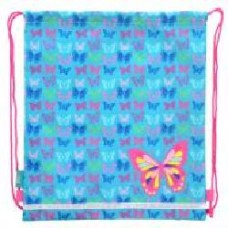 Сумка-мешок Smart SB-01 Butterfly blue 40x35 см карамельное яблоко (555358)