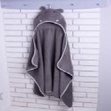 Пеленка после купания Baby Veres Hippo 80x120 см серый 190.06