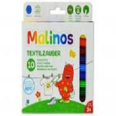 Фломастеры текстильные Malinos Textil 10 шт. MA-300010