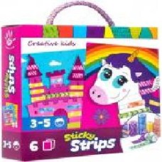 Набор для творчества Vladi Toys Sticky strips Единорог VT4433-03