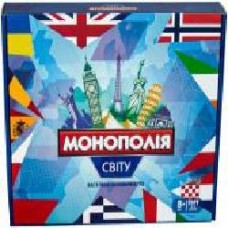 Игра настольная Strateg Монополия мира (укр.) 7007