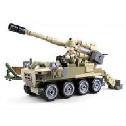 Конструктор Sluban M38-B0751 Model Bricks Военный вездеход для штурма