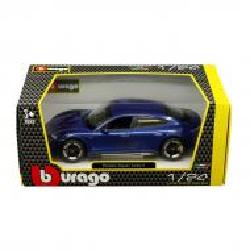 Автомобиль Bburago 1:24 Porsche Taycan Turbo S в ассортименте 18-21098