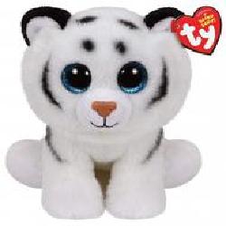 Мягкая игрушка TY Beanie Babies Тигренок Tundra 25 см белый с черным 90219