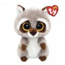 Мягкая игрушка TY Beanie Boos Енот Oakie 15 см коричневый 36375