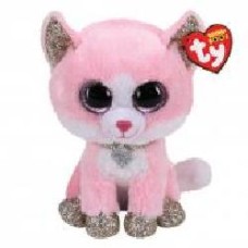 Мягкая игрушка TY Beanie Boo's Котенок Fiona 15 см разноцветный 36366