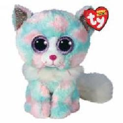 Мягкая игрушка TY Beanie Boos Котенок Opal 15 см разноцветный 36376