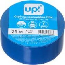 Изолента UP! (Underprice) 0,13х19 мм 25 м синяя ПВХ RLUT-0,13X19mmX25M-blue